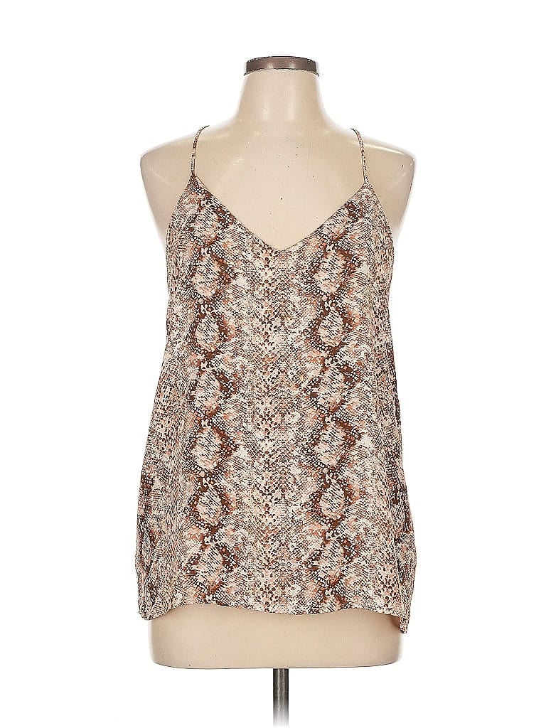 Pre-owned Karlie Sleeveless Blouse In Brown