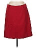 Talbots Solid Red Casual Skirt Size 8 - photo 1