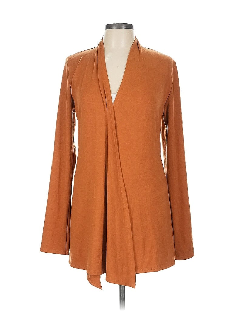 Pre-owned Chris & Carol Cardigan Sweater In Orange
