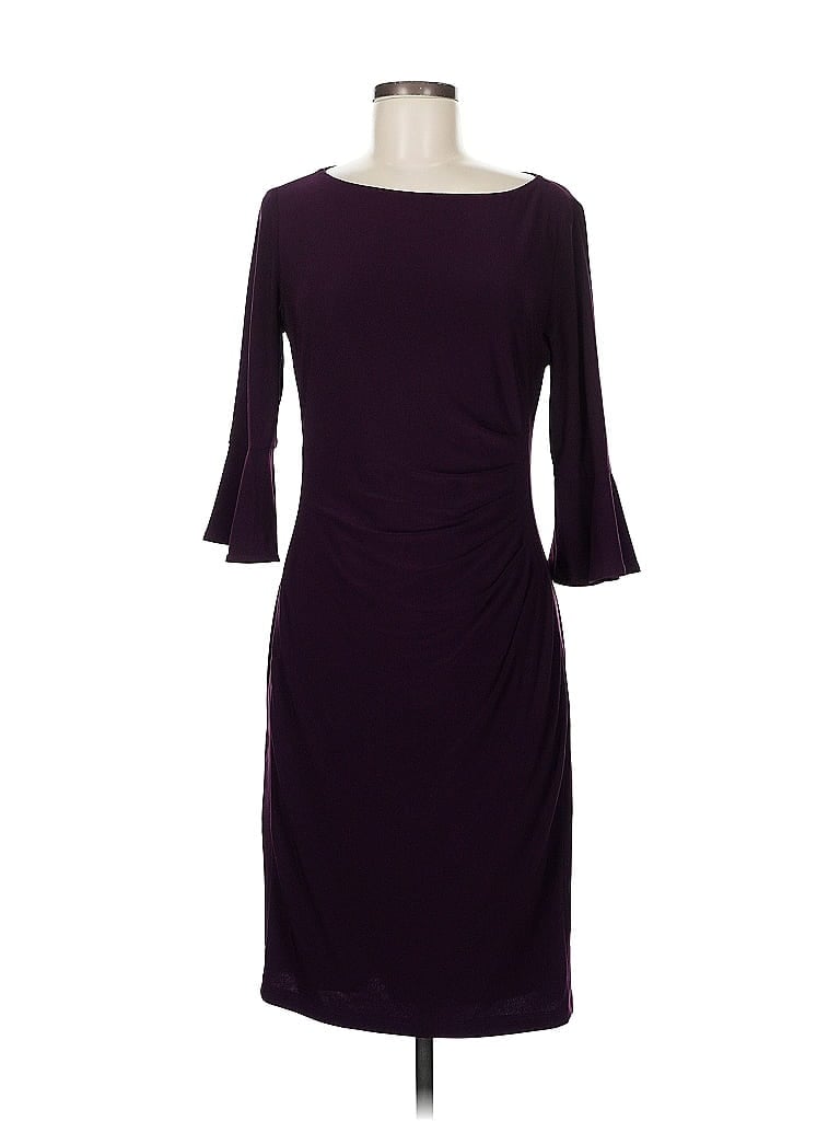 Pre-owned Chaps Cocktail Dress In Purple