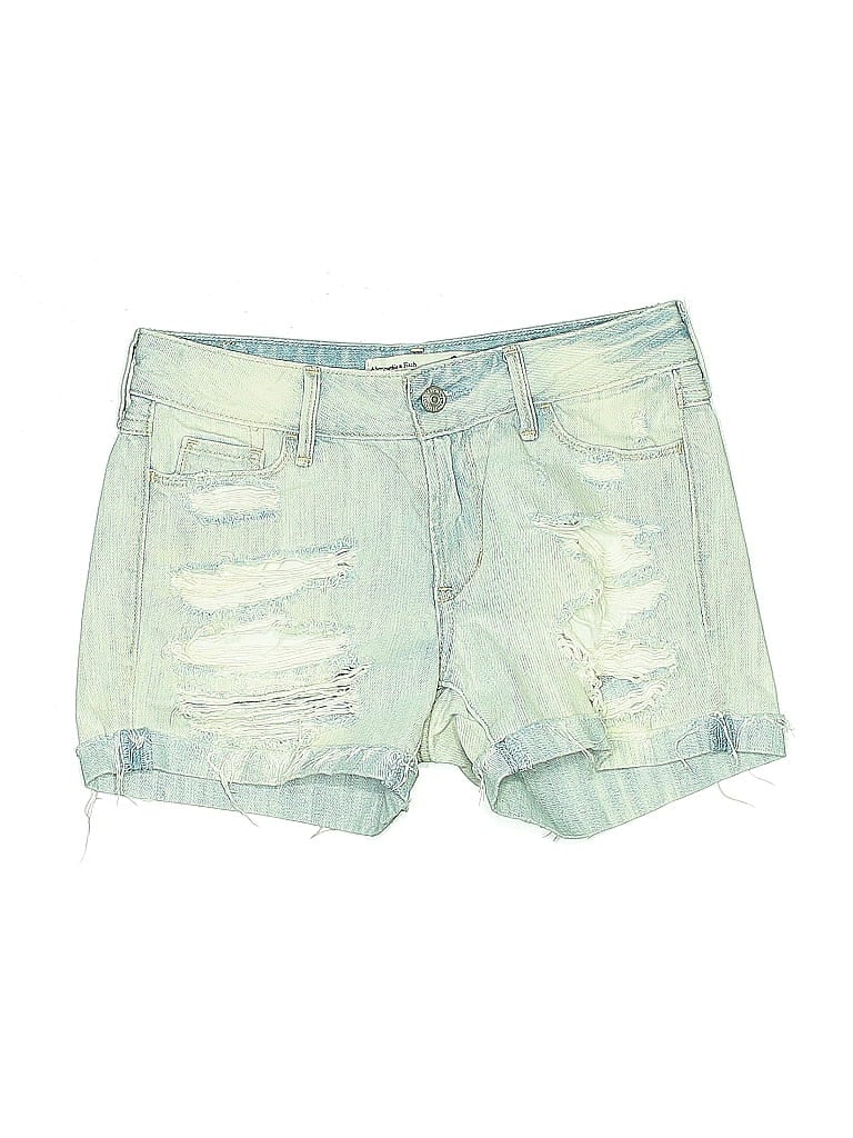 ABERCROMBIE & FITCH Pre-owned Denim Shorts In Blue