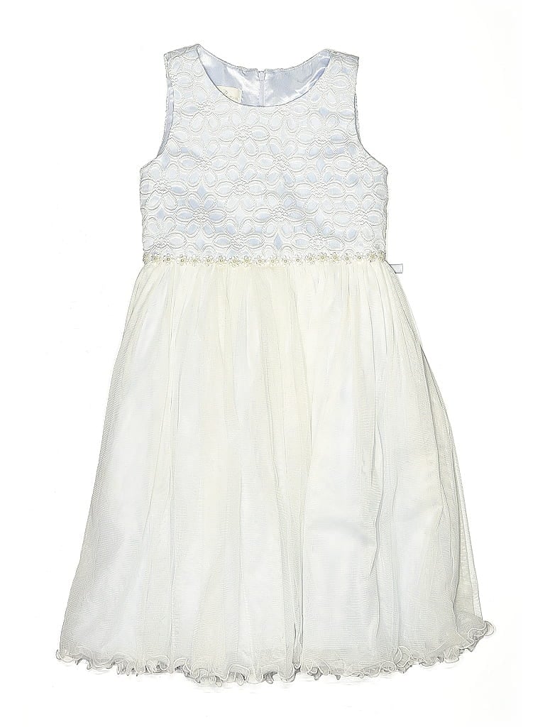 Pre-owned American Princess Kids' Dress In White