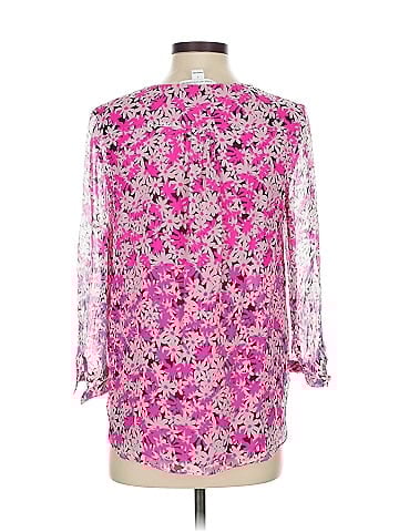 Diane von Furstenberg 3/4 Sleeve Silk Top (view 2)