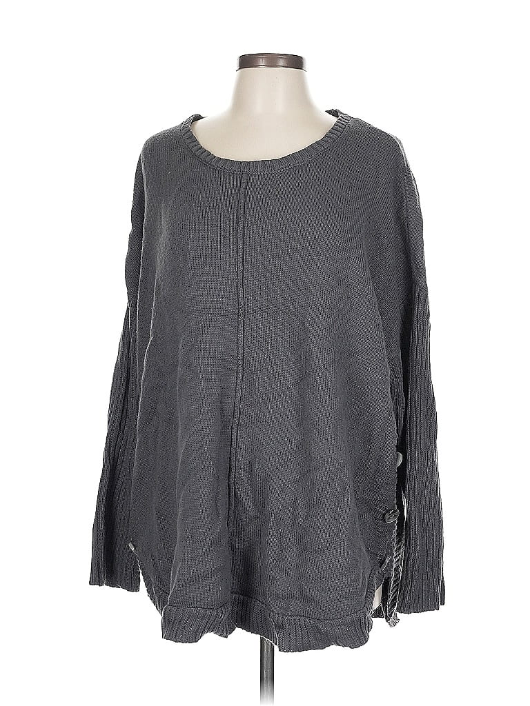 ABSOLUTELY FAMOUS Pre-owned Pullover Sweater In Gray