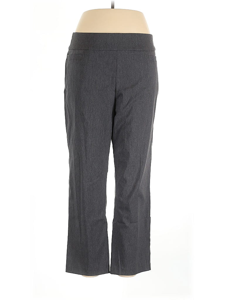 Pre-owned Kim Rogers Dress Pants In Gray