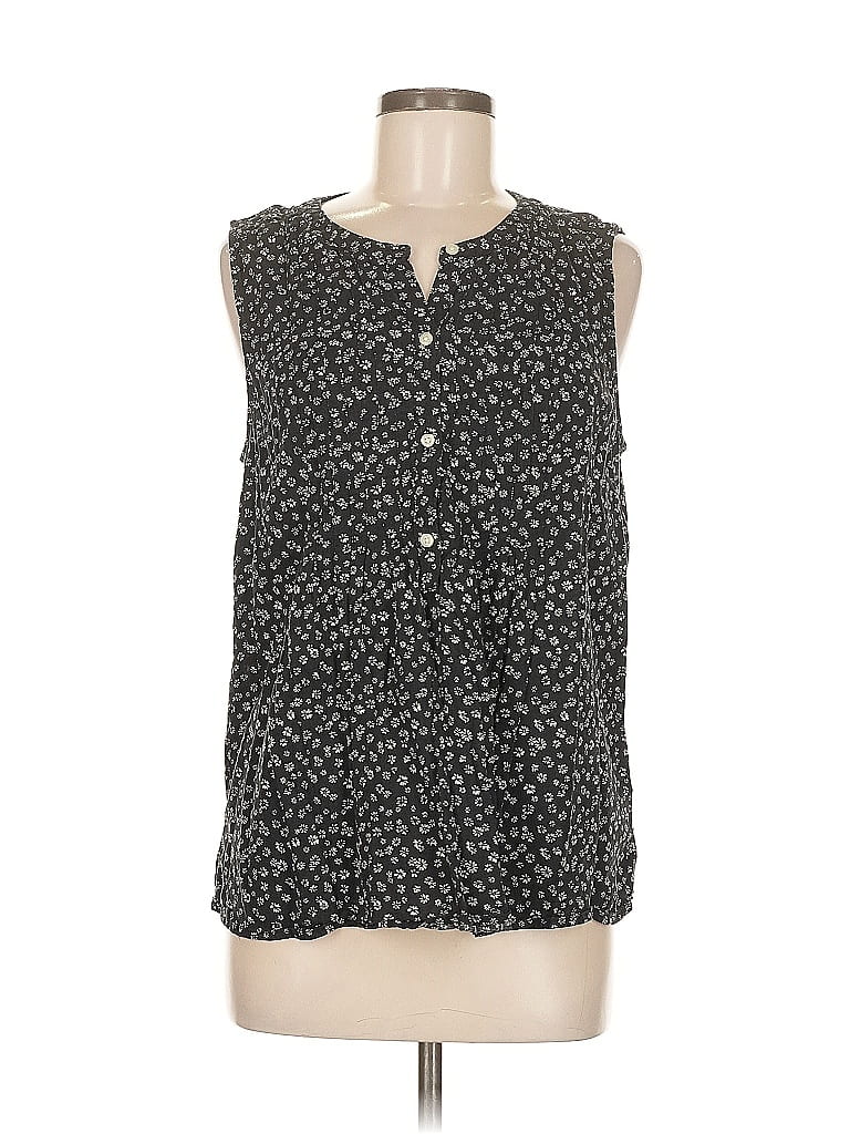 GAP Pre-owned Sleeveless Blouse In Black