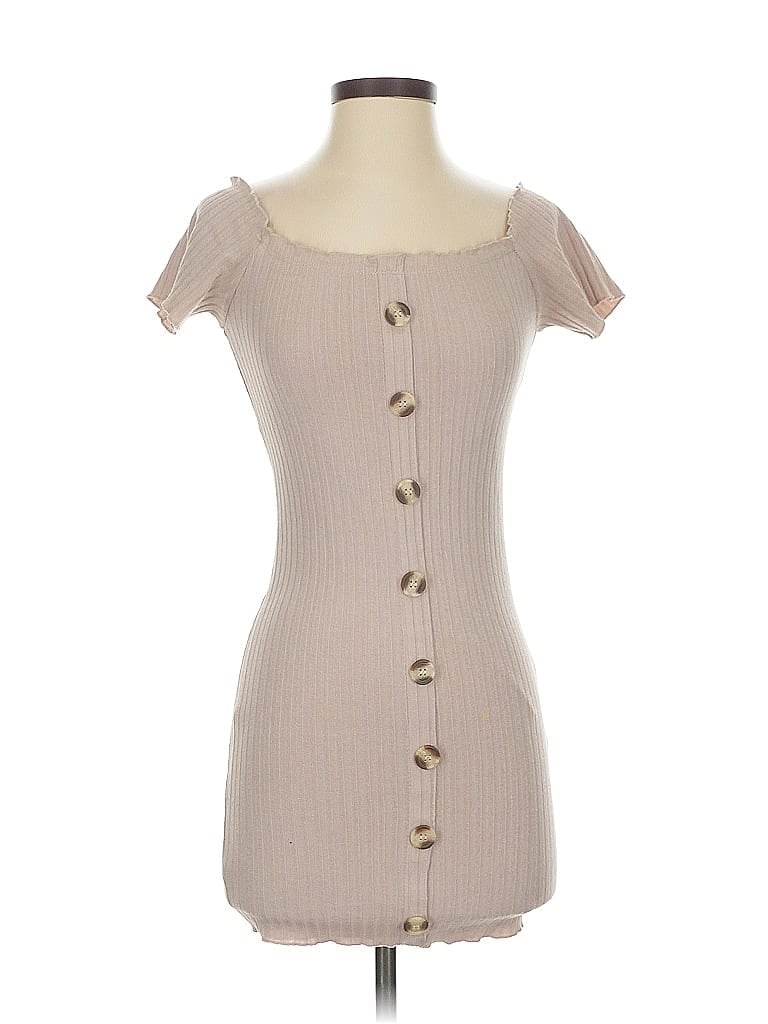 Pre-owned J For Justify Casual Dress In Brown