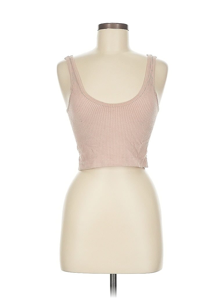 Pre-owned Unbranded Tank Top Pink Strapless Neckline Tops