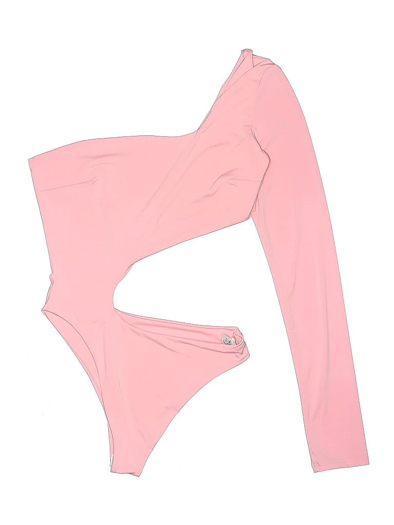 Pre-owned Fashion Nova Bodysuit In Pink