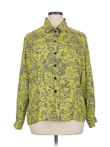 Chico's Design Long Sleeve Silk Top (view 1)