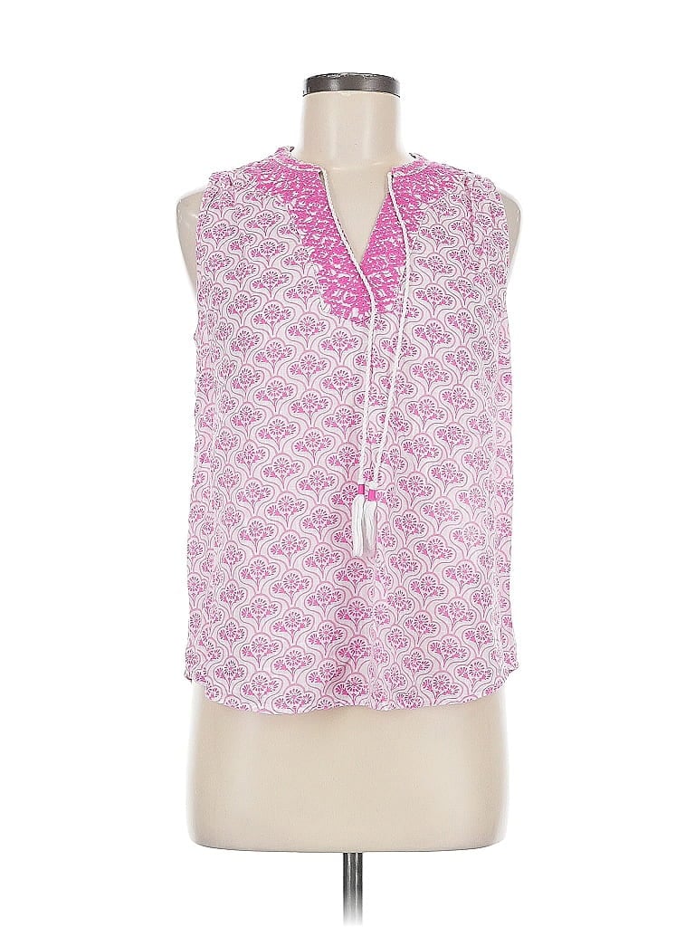 Click to view more detailed imagery on our partner's website Pre-owned Joules Sleeveless Blouse In Pink