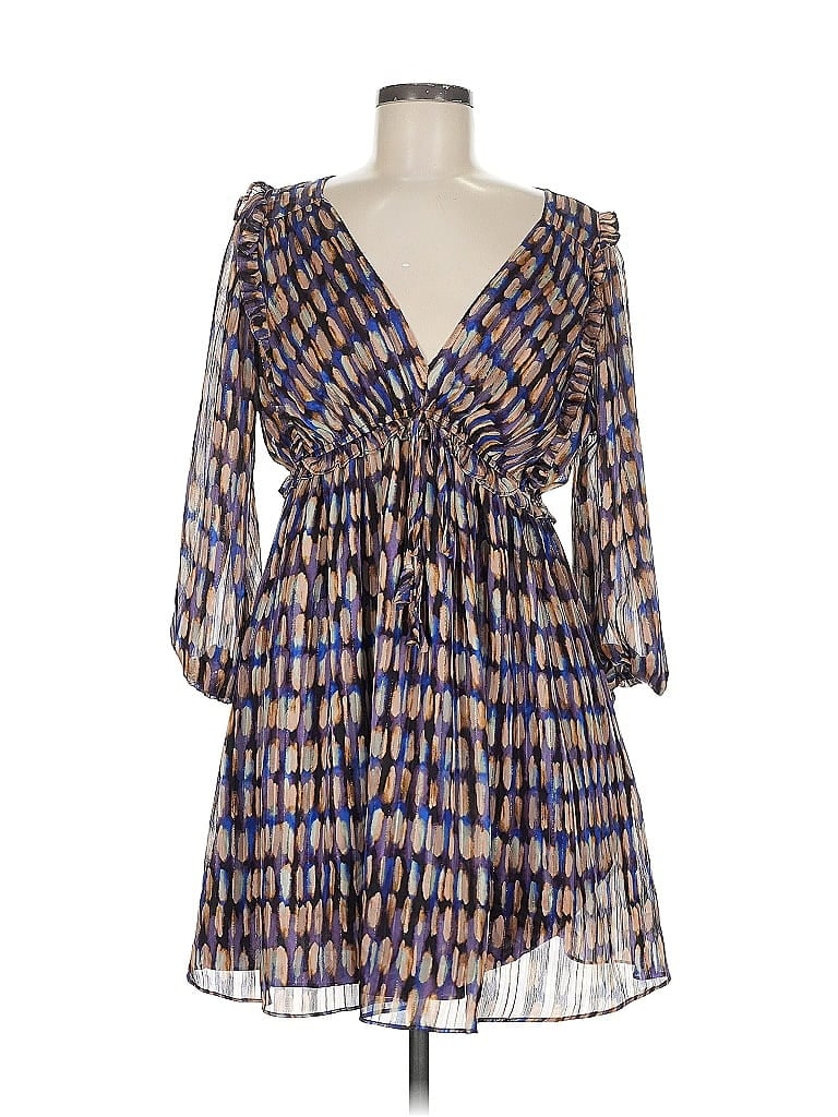 Pre-owned Lost + Wander Cocktail Dress In Blue