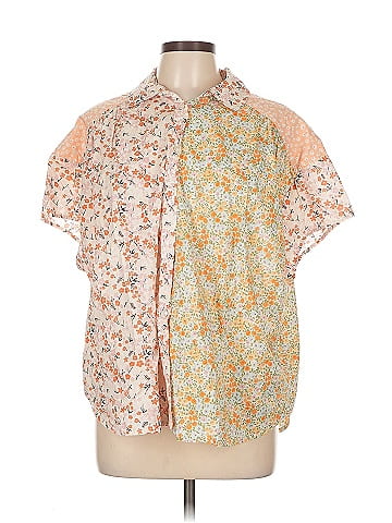 American Eagle Outfitters Short Sleeve Blouse (view 1)