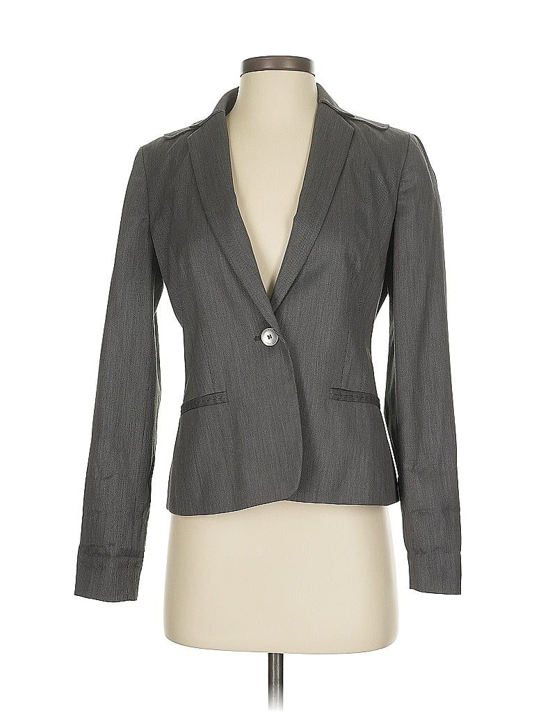 Pre-owned Calvin Klein Blazer Jacket In Gray