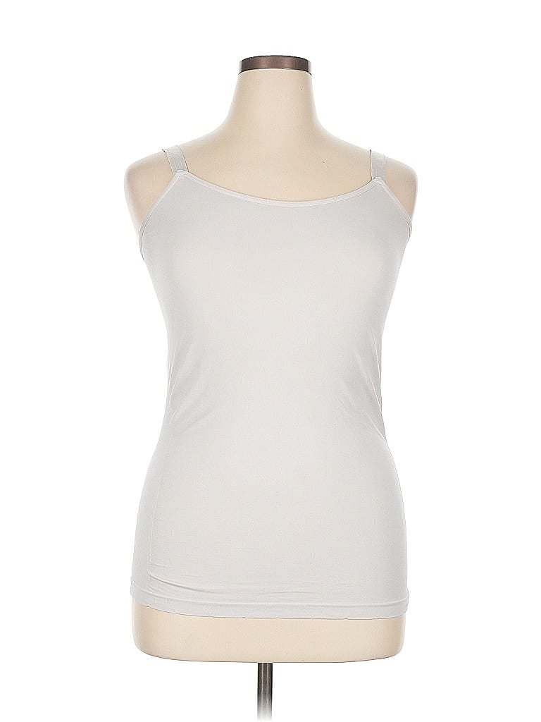 Pre-owned Assorted Brands Tank Top Gray Strapless Neckline Tops