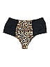 Shein Animal Print Black Swimsuit Bottoms Size 3X - photo 2