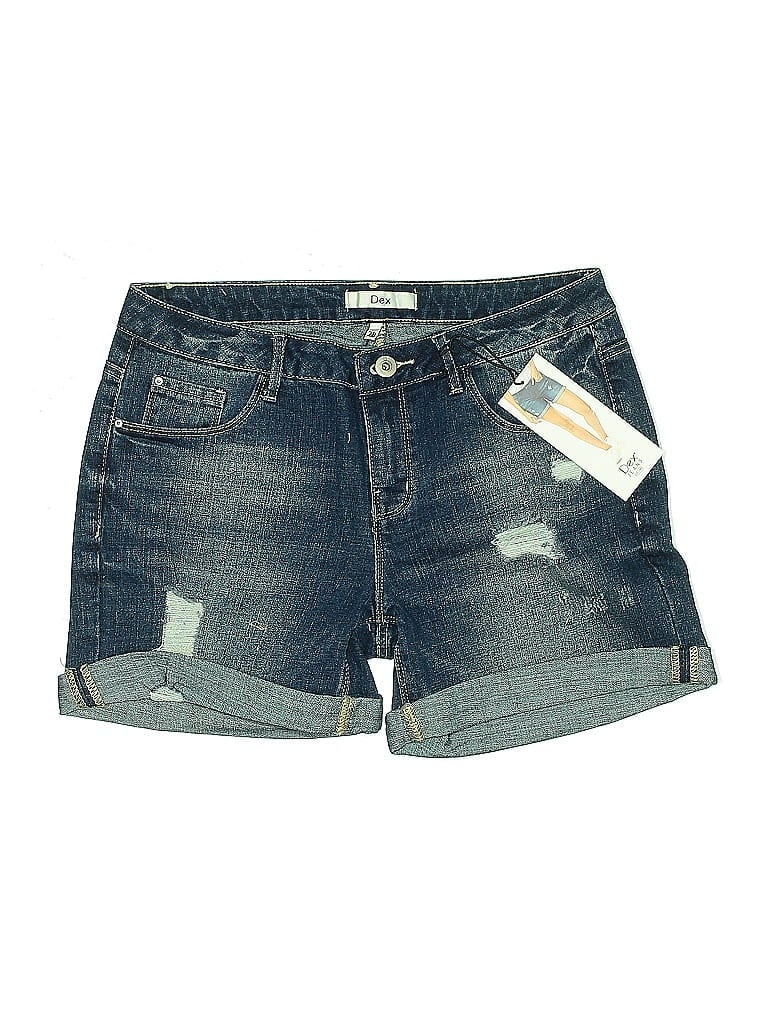 Pre-owned Dex Denim Shorts In Blue