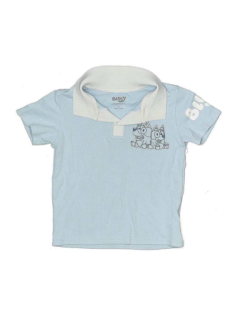 Pre-owned Bluey Kids' Short Sleeve Top Blue Tops