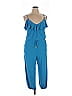 Nikki Poulos Solid Blue Jumpsuit Size XL - photo 1