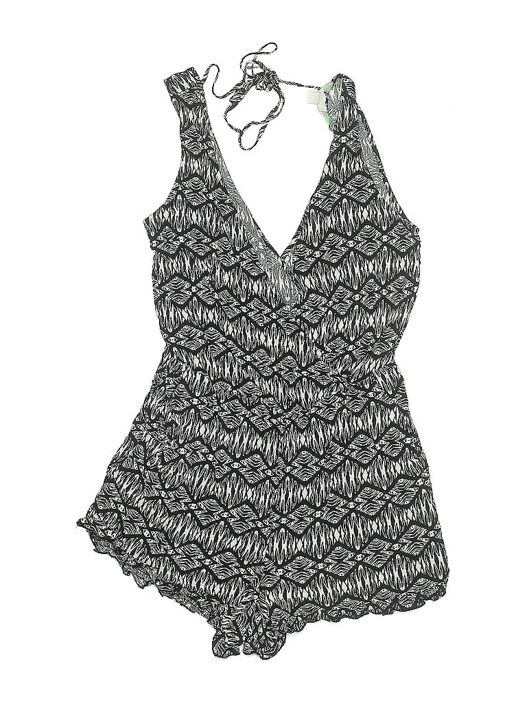 Pre-owned Decree Romper In Gray