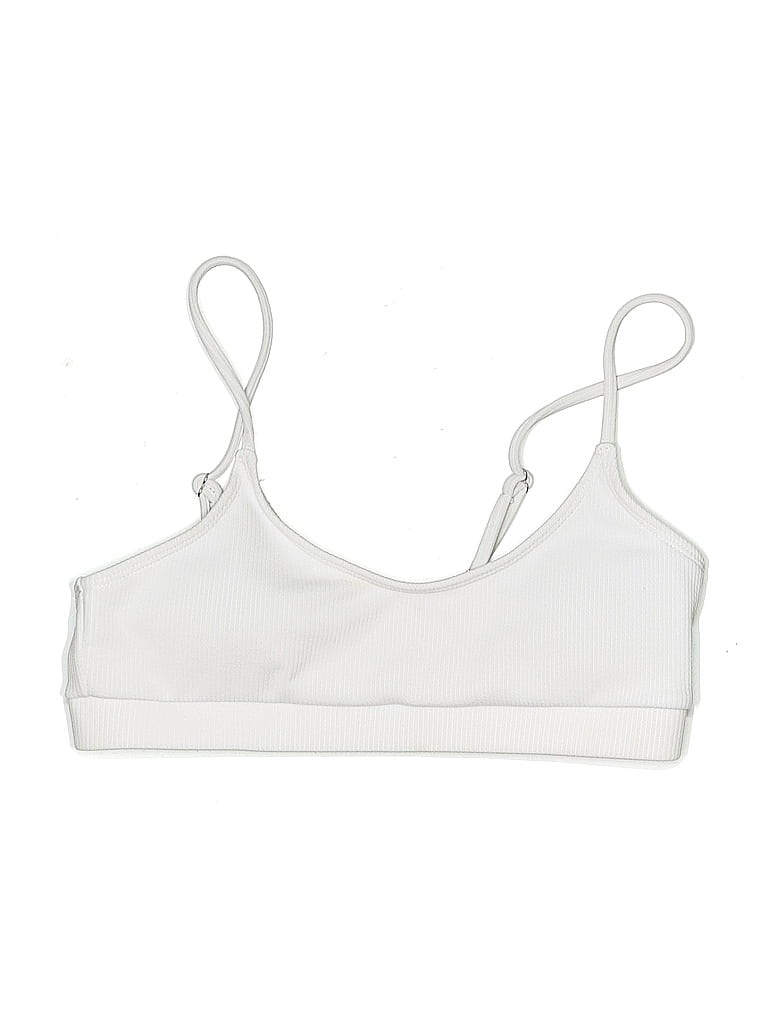 Pre-owned Unbranded Swimsuit Top White Swimwear
