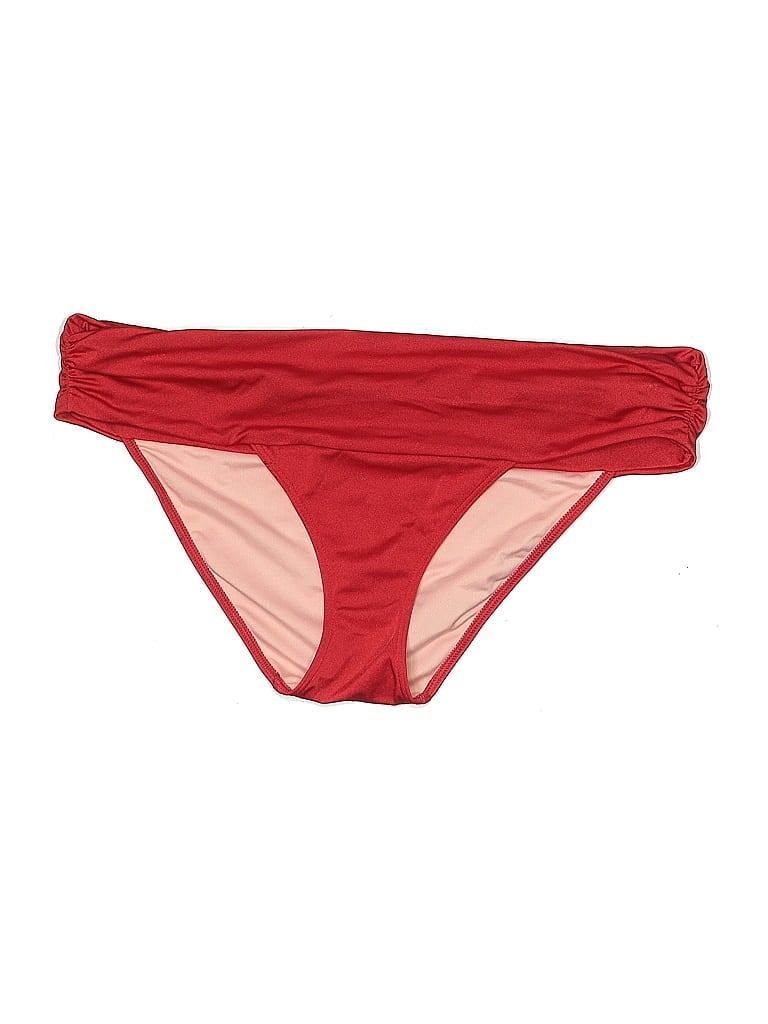 Pre-owned Victoria's Secret Swimsuit Bottoms In Red