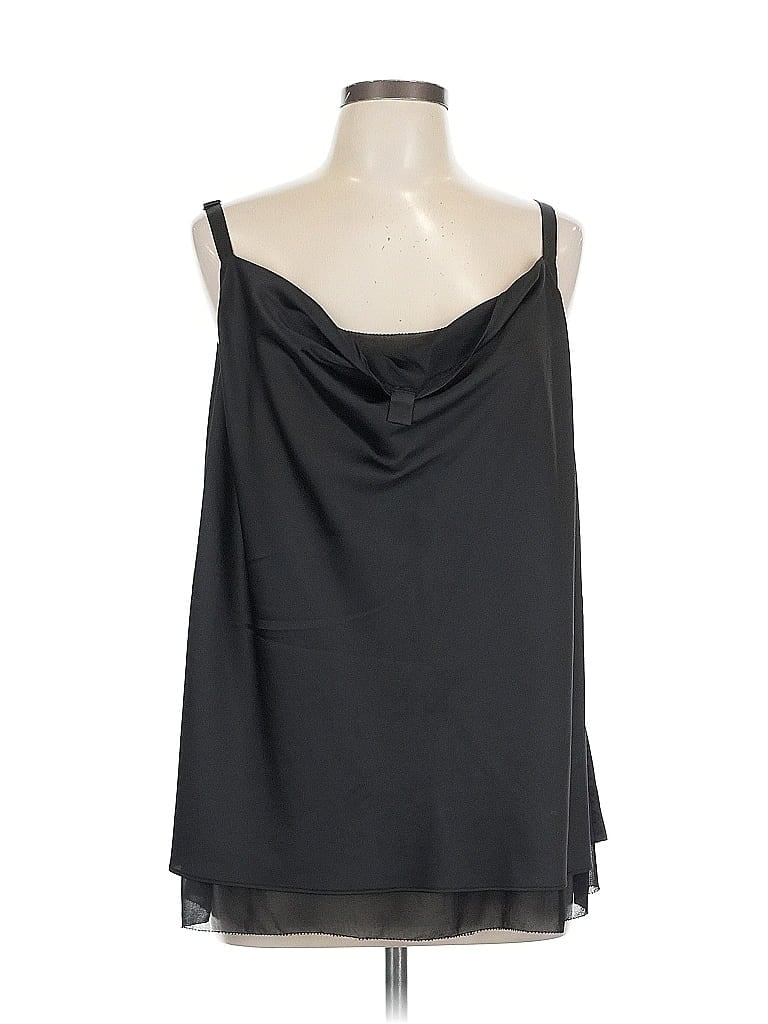 Pre-owned Unbranded Sleeveless Blouse In Black