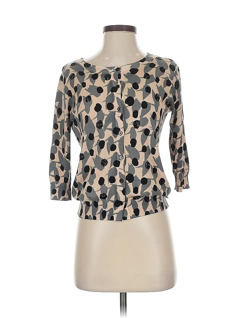 Pre-owned Twin-set Simona Barbieri Cardigan Sweater In Brown