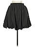 Entro Solid Black Casual Skirt Size S - photo 2