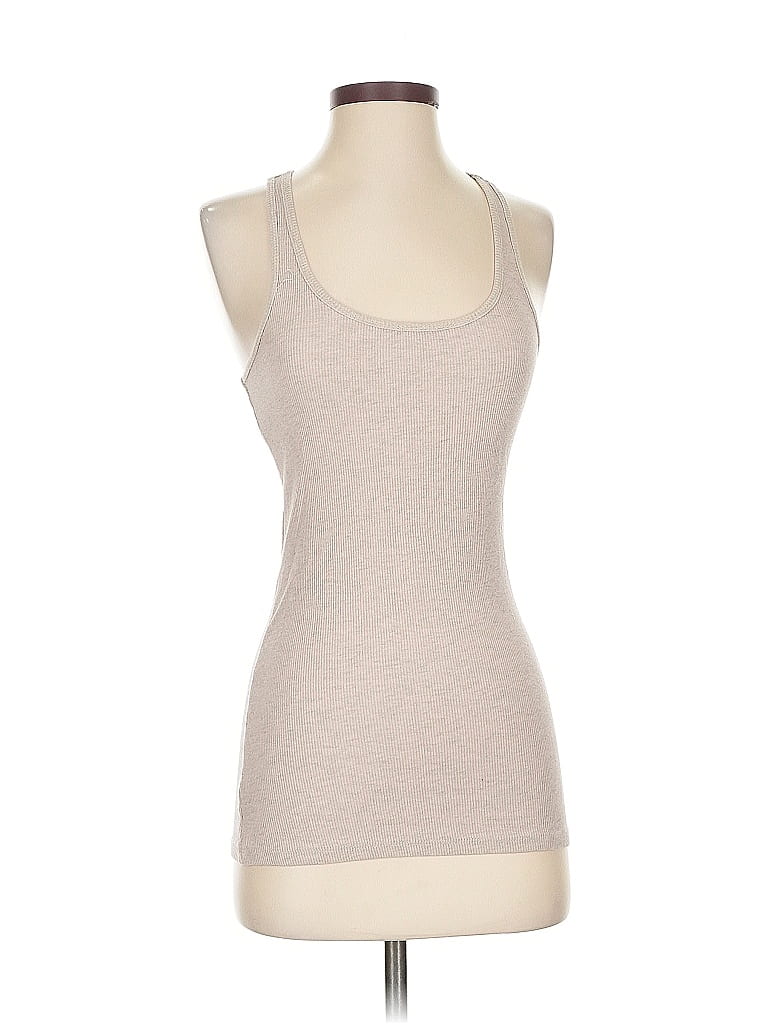 Pre-owned Unbranded Tank Top Tan Halter Neckline Tops In Brown