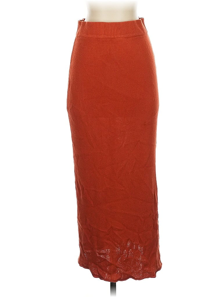 Pre-owned Fp Beach Casual Skirt In Orange