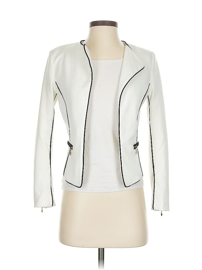 Pre-owned H&m Jacket In White