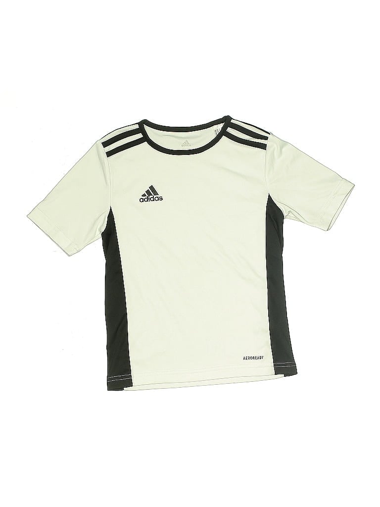 Click to view more detailed imagery on our partner's website Pre-owned Adidas Originals Kids' Short Sleeve Top Ivory Tops In White