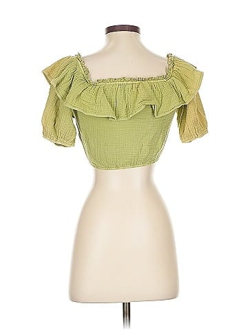 Blue Blush Short Sleeve Blouse (view 2)