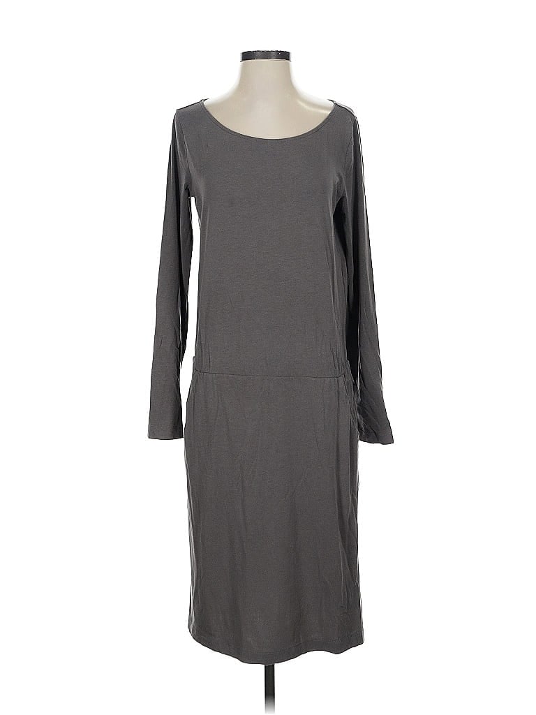 Pre-owned Garnet Hill Casual Dress In Gray