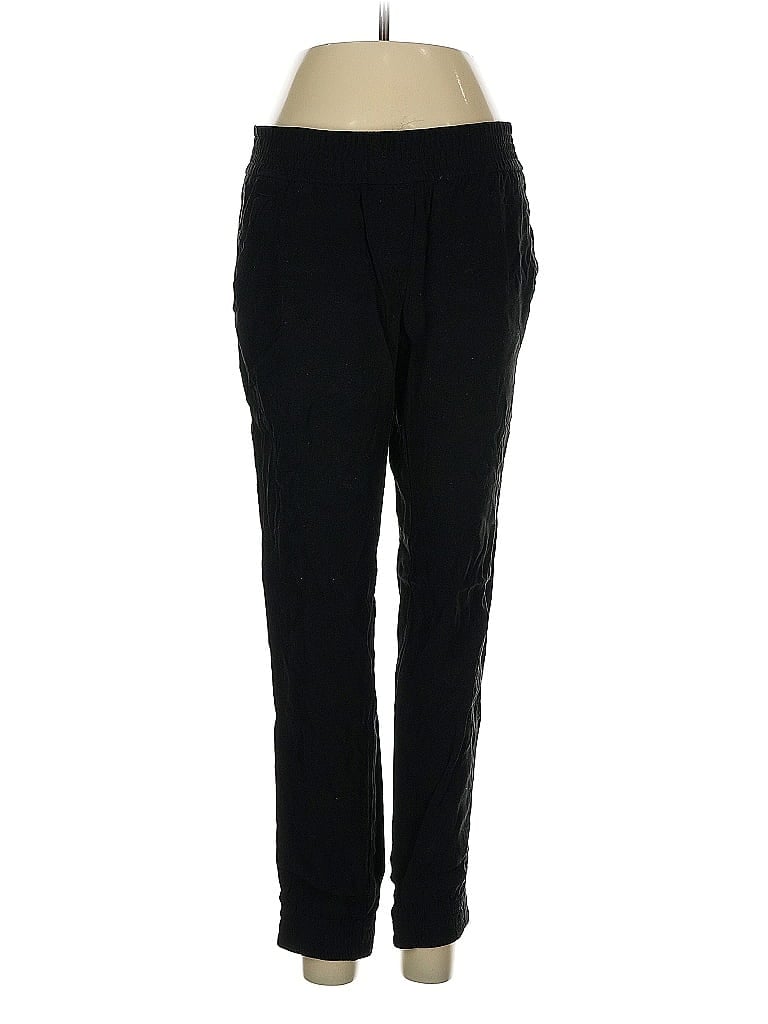 Pre-owned Ann Taylor Loft Track Pants In Black