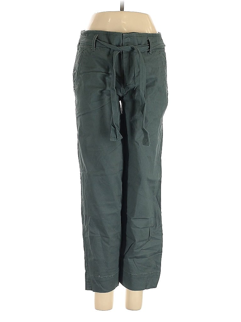 Pre-owned Ann Taylor Loft Cargo Pants In Green