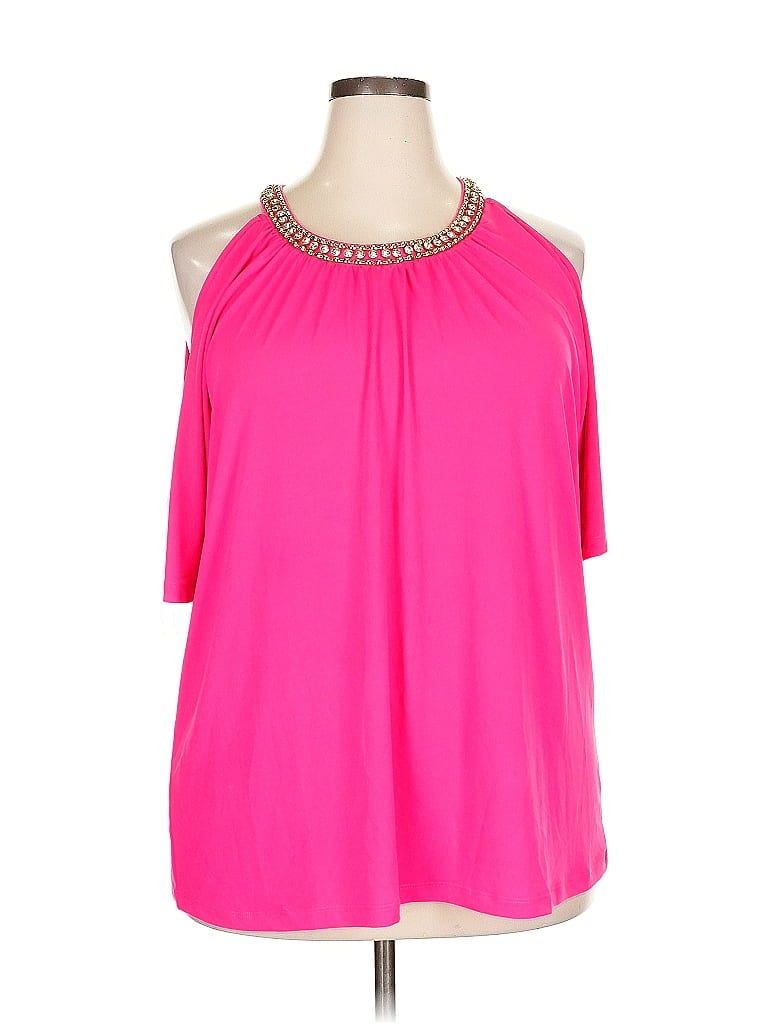 Click to view more detailed imagery on our partner's website Pre-owned Ashley Stewart Sleeveless Blouse In Pink