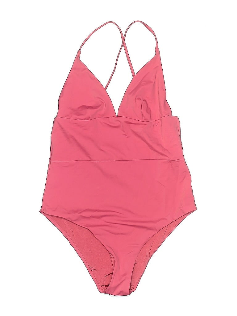Pre-owned Onia One Piece Swimsuit In Pink