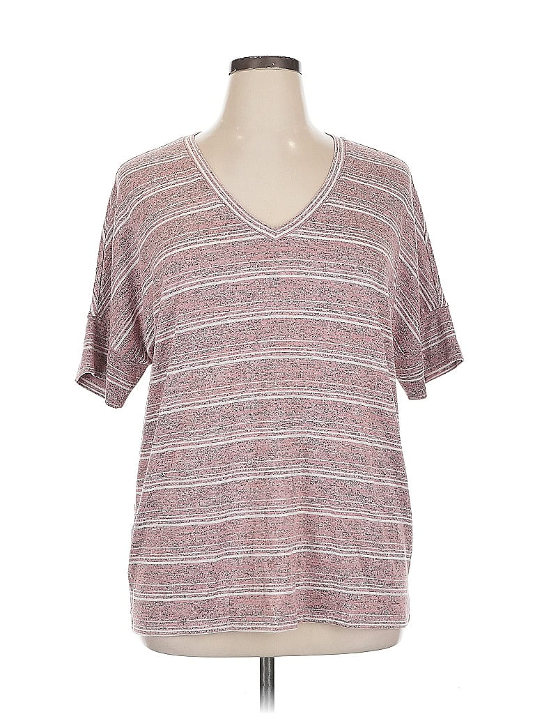 Pre-owned Calvin Klein Jeans Est.1978 Calvin Klein Jeans Short Sleeve Top In Burgundy