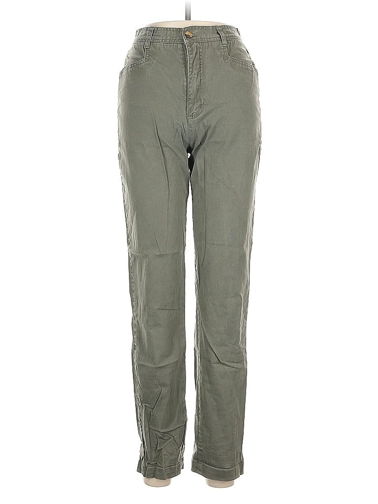 Pre-owned Gloria Vanderbilt Casual Pants In Green