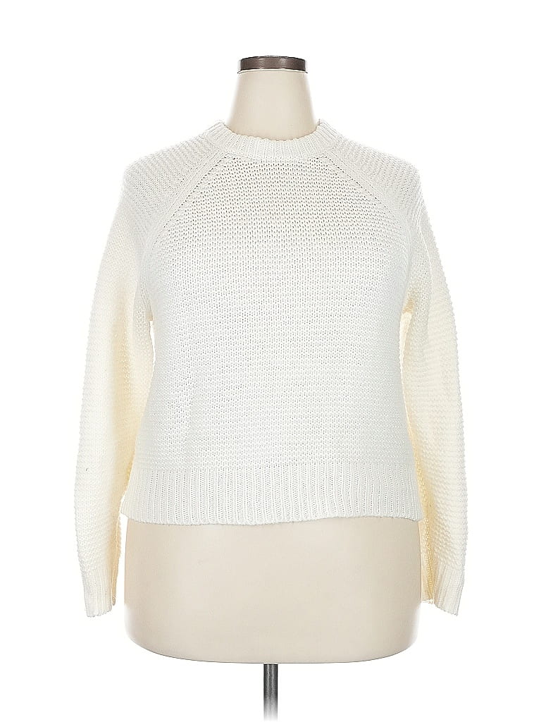 Pre-owned A New Day Pullover Sweater In White