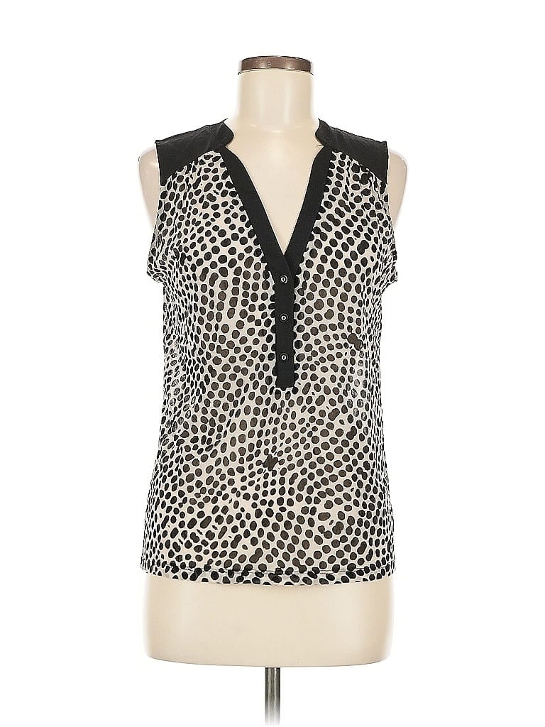 Pre-owned The Limited Sleeveless Blouse In Black