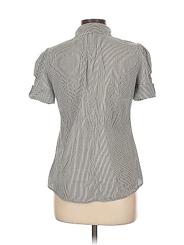 Aqua Short Sleeve Blouse (view 2)