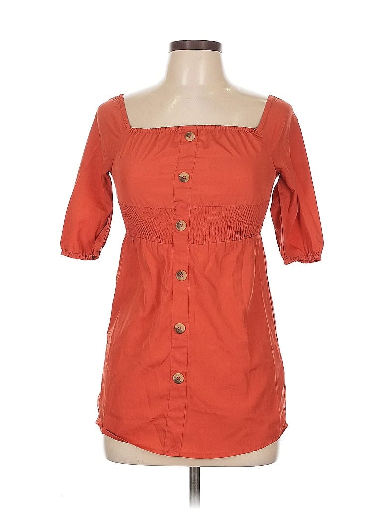 Click to view more detailed imagery on our partner's website Pre-owned Blush Casual Dress In Orange