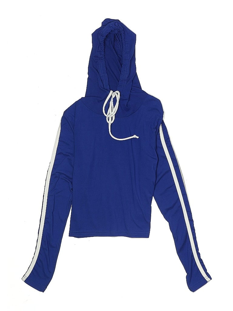 Pre-owned Active Kids' Pullover Hoodie In Blue