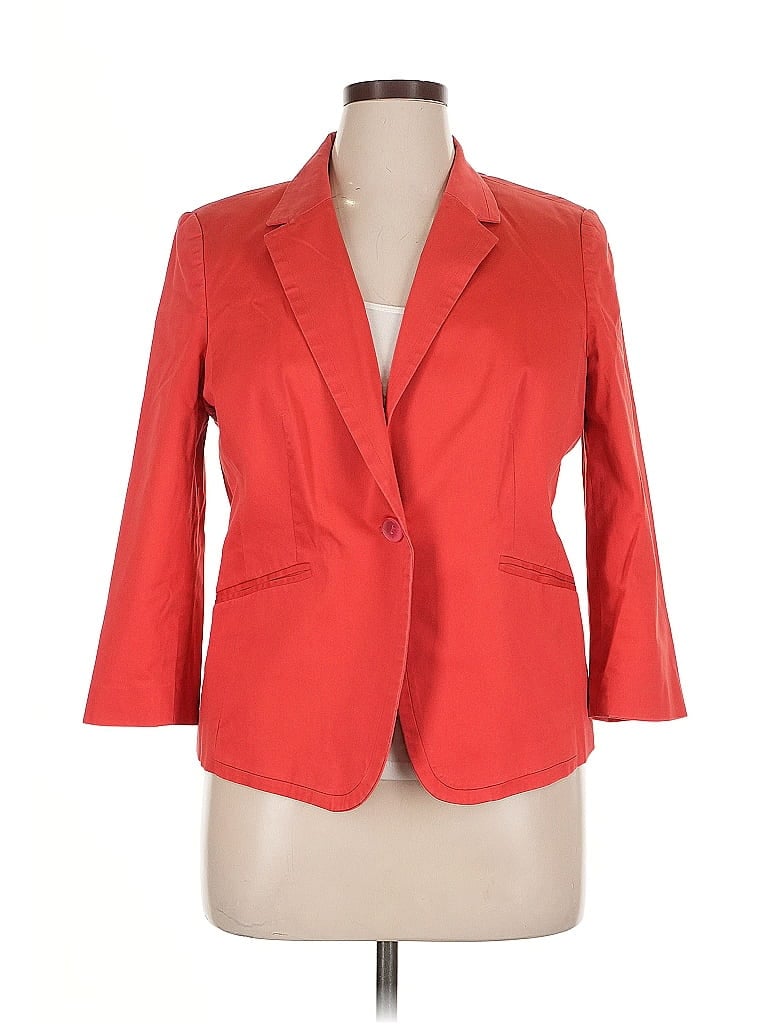 Pre-owned The Limited Outlet Blazer Jacket In Red