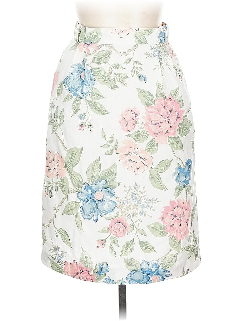 Pre-owned Jaclyn Smith Casual Skirt In White