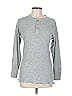 Assorted Brands Gray Long Sleeve Henley Size L - photo 1