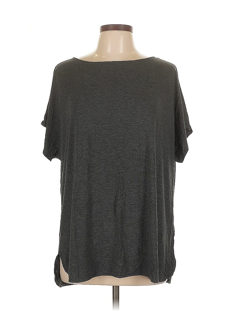 Pre-owned C9 By Champion Short Sleeve Top Gray Boatneck Tops